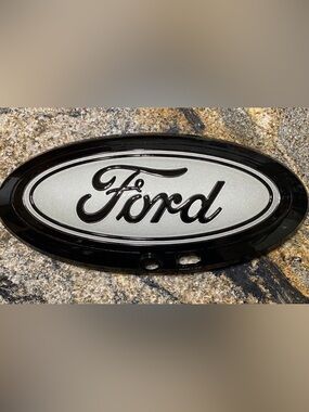 2021-2023 FORD F150 FRONT GRILL EMBLEM BLACK ML34-19H250-AC CUSTOM PAINTED